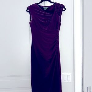 Lauren, Ralph Lauren Dress size 4 colour is aubergine/eggplant